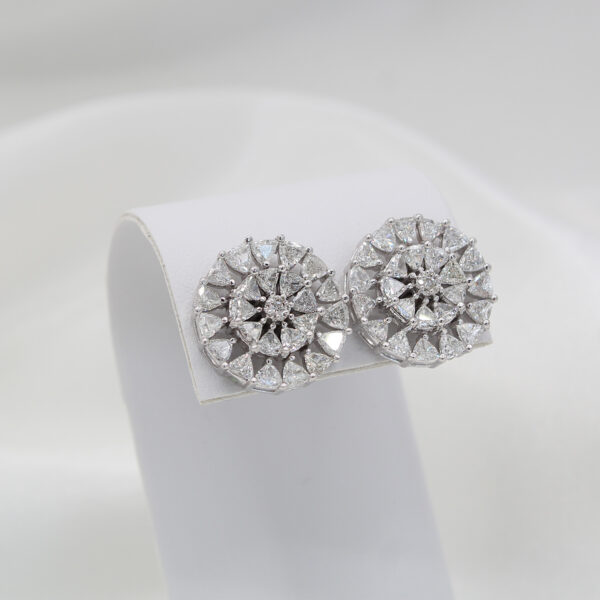 "Magical" Estate Convertible Diamond Earrings - Image 4