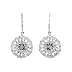 "Magical" Estate Convertible Diamond Earrings
