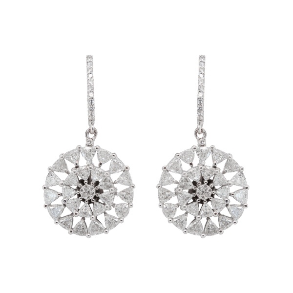 "Magical" Estate Convertible Diamond Earrings