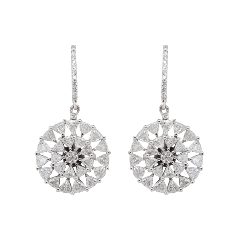 "Magical" Estate Convertible Diamond Earrings