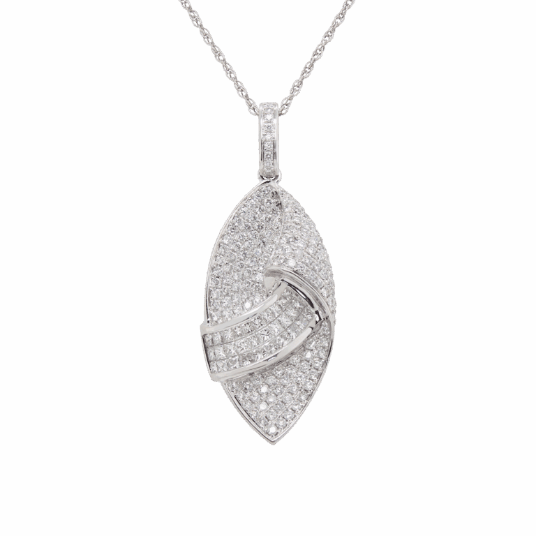 "Dewdrop" Estate Diamond Pendant