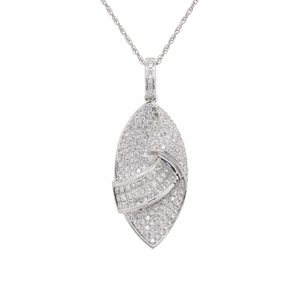 "Dewdrop" Estate Diamond Pendant
