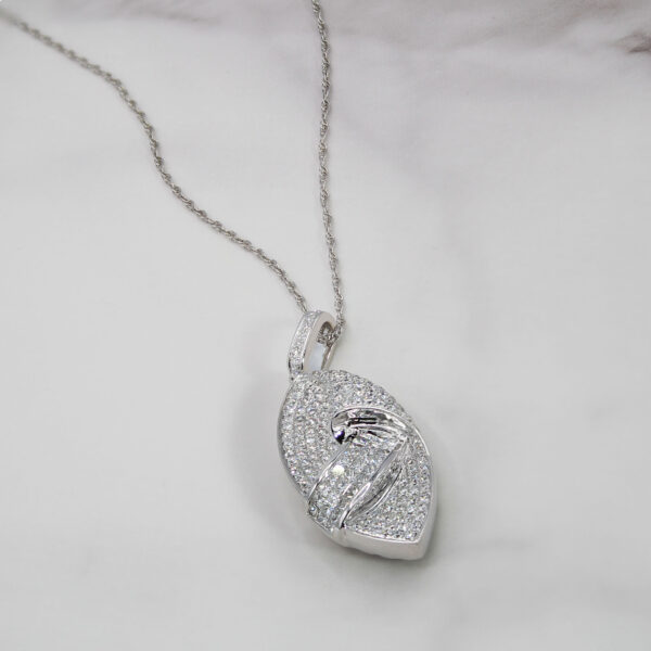 "Dewdrop" Estate Diamond Pendant - Image 2