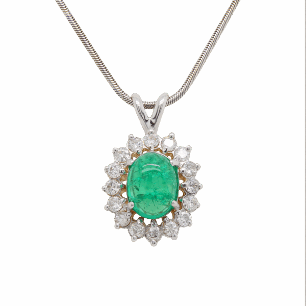 "Gorgeous Green" Vintage Emerald Pendant