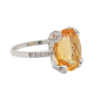 "Sunshine" Estate Yellow Topaz Ring