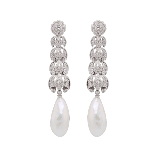 Antique Pearl Earrings