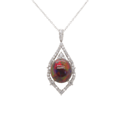 "Luminous" Estate Opal Pendant