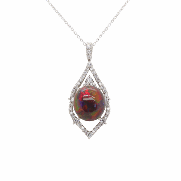 "Luminous" Estate Opal Pendant