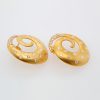 "Whirling" Estate Diamond Earrings - Image 2
