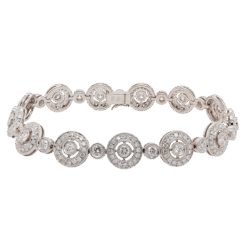 "Bullseye" Diamond Bracelet