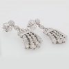 "Exquisite" Vintage Diamond Chandelier Earrings - Image 2