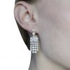 "Exquisite" Vintage Diamond Chandelier Earrings - Image 3