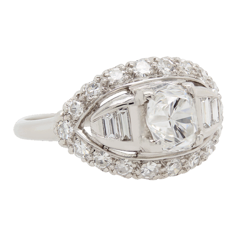 "A Piece of Art" Antique Diamond Ring