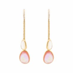 "Pretty Pink" Mother of Pearl Earrings