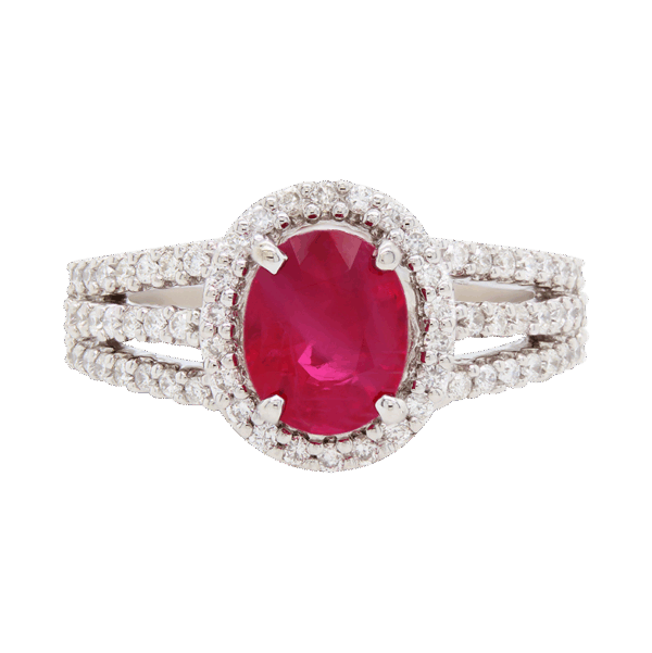 "Cherry Jam" Estate Ruby Ring