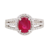 "Cherry Jam" Estate Ruby Ring