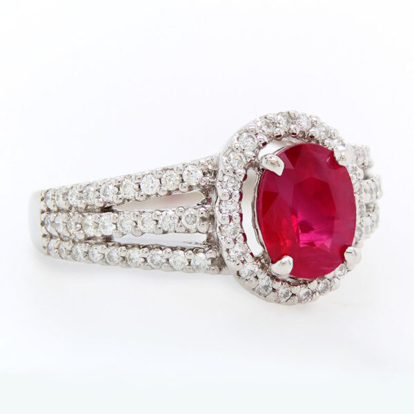 "Cherry Jam" Estate Ruby Ring - Image 2