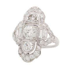 "Diamond Dream" Art Deco Ring