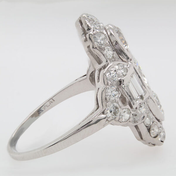 "Diamond Dream" Art Deco Ring - Image 2