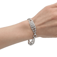 "Posh Platinum" Art Deco Diamond Bracelet