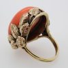 "Floral Coral" Antique Ring - Image 2