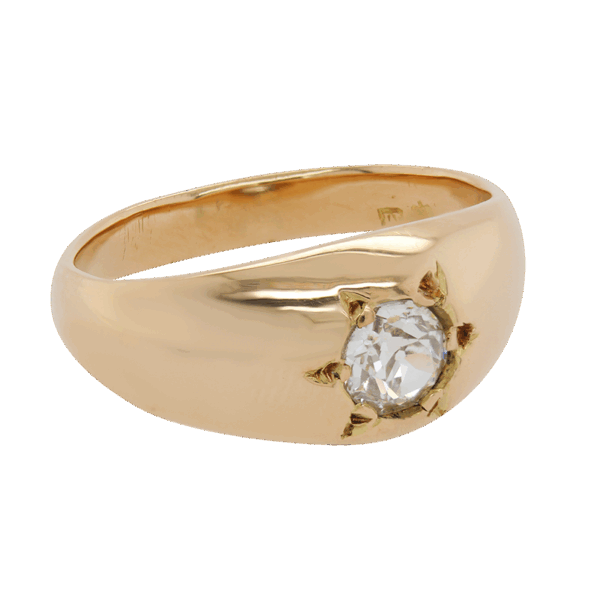 "Diamond Delicacy" Antique Dome Ring