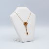 "Orange Glow" Antique Citrine Pendant - Image 3
