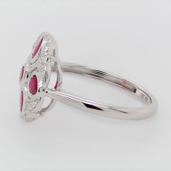"Marigold" Estate Ruby Ring - Image 2