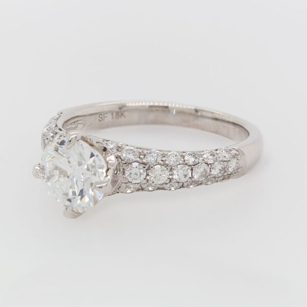 "Shining Love" Estate Diamond Ring - Image 2