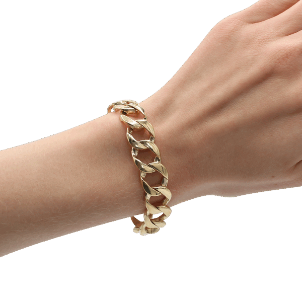 "Adornment" Vintage Gold Chain Bracelet