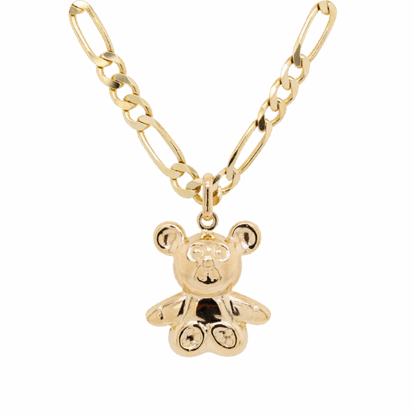"Teddy" Vintage 14kt Gold Pendant