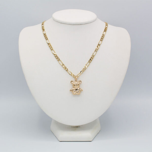"Teddy" Vintage 14kt Gold Pendant - Image 3