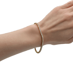 "Day to Night" Estate Diamond Tennis Bracelet