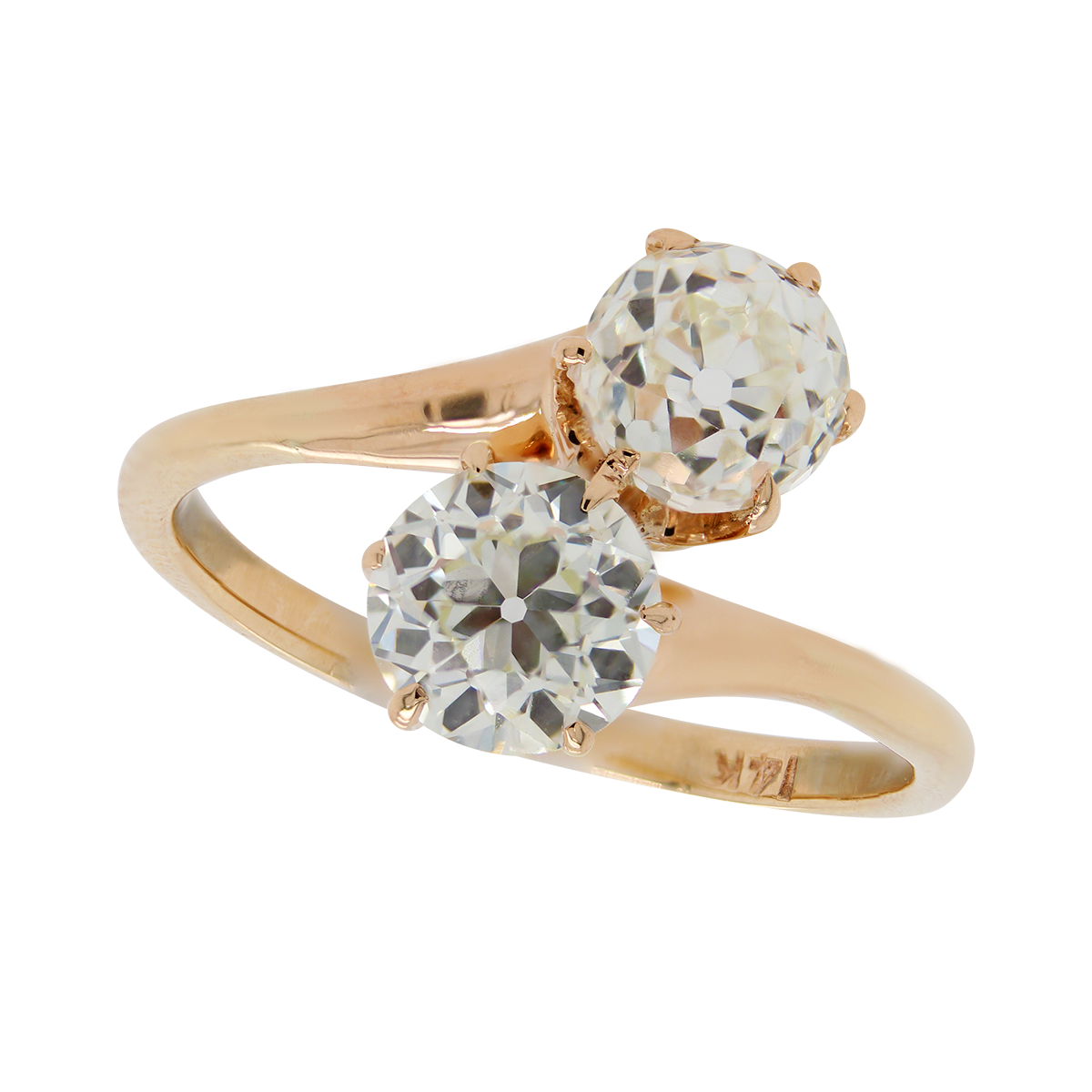 Streamer Lab Diamond Ring | Fiona Diamonds