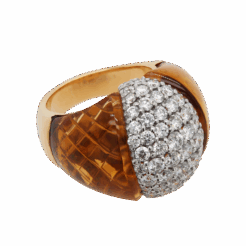 PERODRI Estate Citrine Ring