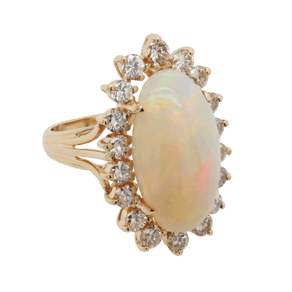 "Radiance" Estate Opal Ring
