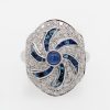 "Swirling Sapphire" Vintage Ring - Image 2
