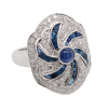 "Swirling Sapphire" Vintage Ring