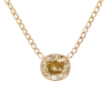 "Warm Glow" Estate Yellow Diamond Pendant