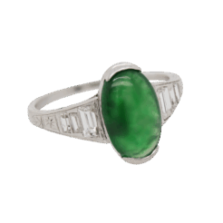 "Wisdom" Vintage Jadeite Jade Ring