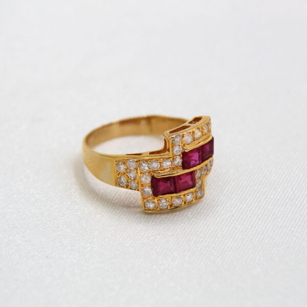 "Timelessness" Vintage Ruby Ring - Image 2