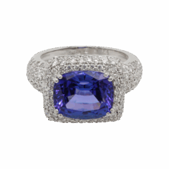 "Vibrant Violet" Estate Tanzanite Ring