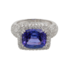 "Vibrant Violet" Estate Tanzanite Ring
