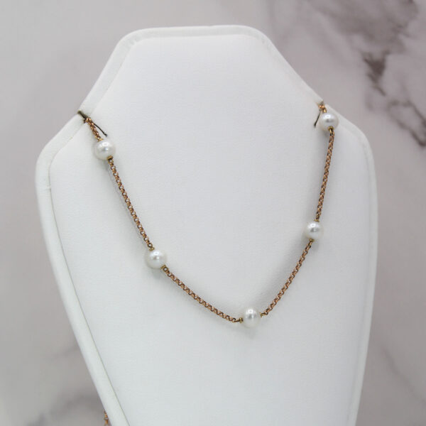 "Pearls by the Yard" Estate Pearl Necklace - Image 3
