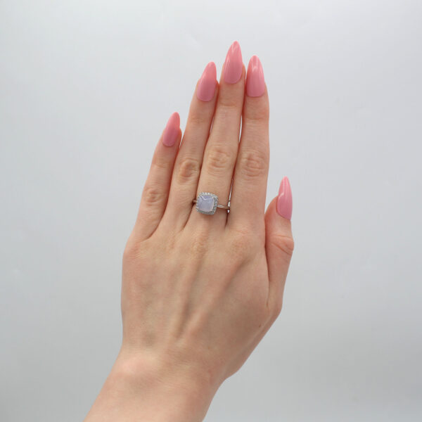 "Misty" Estate Chalcedony Ring - Image 3