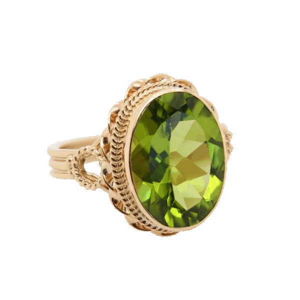 "Green Goodness" Vintage Peridot Ring