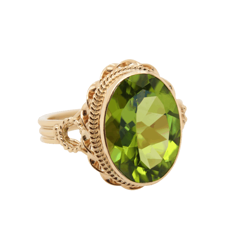 "Green Goodness" Vintage Peridot Ring
