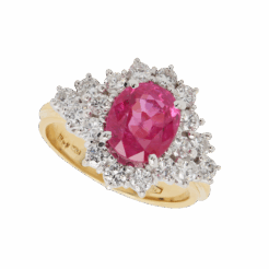 "Splendid" Vintage Ruby Ring