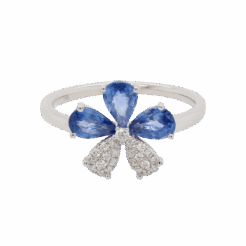 "Geranium" Estate Sapphire Ring