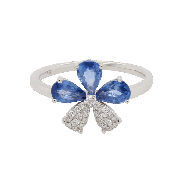 "Geranium" Estate Sapphire Ring